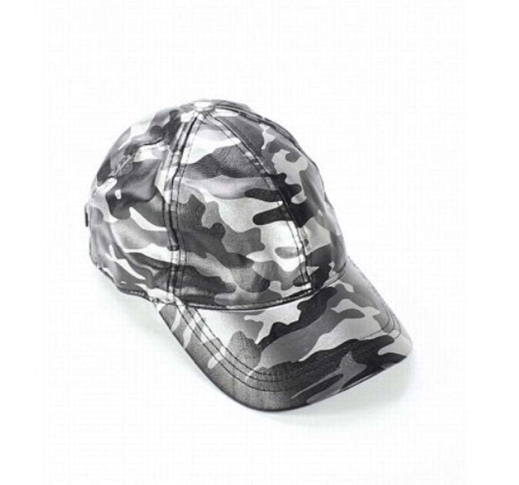 August Hat Printed Baseball Cap (Black, One Size)