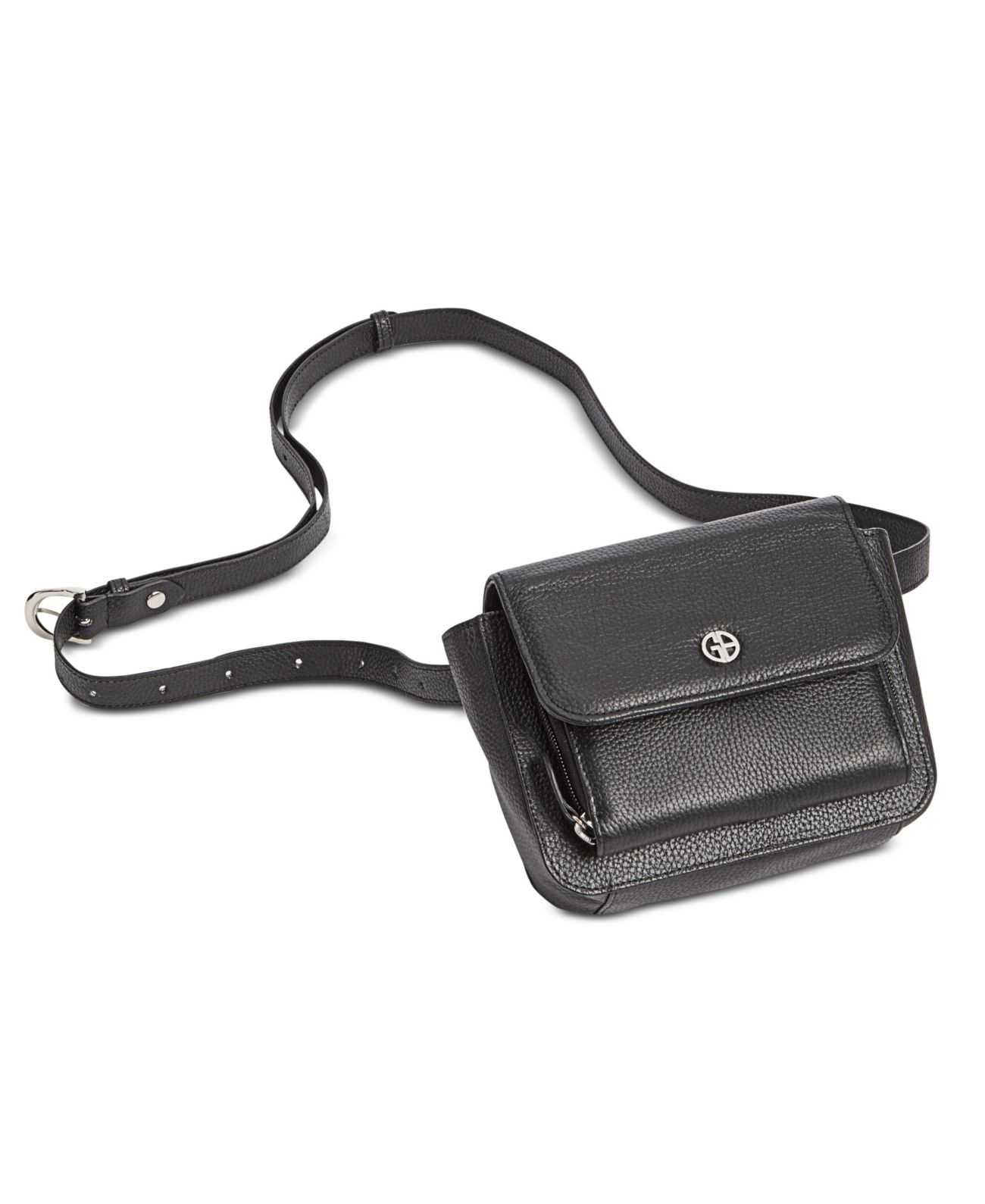 Giani Bernini Women’s Softy Convertible Belt Bag (Black)