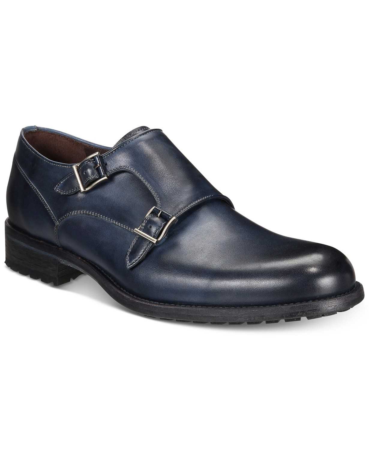 Massimo Emporio Men’s Double-Buckle Dress Shoes