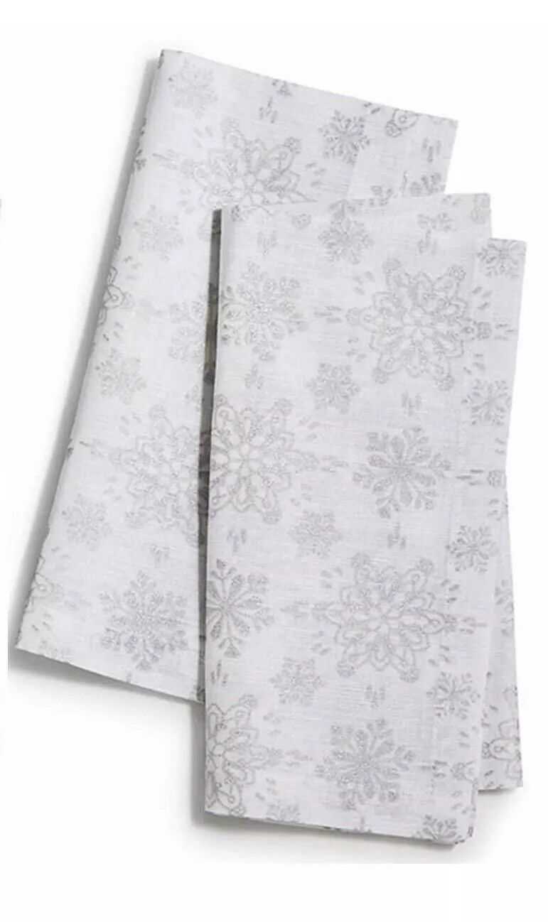 MARTHA STEWART Collection Holiday Luster Napkins, Set of 2