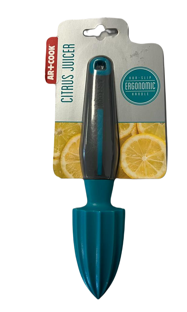 Art and Cook Non-Slip Ergonomic Handle, Citrus Juicer, Blue