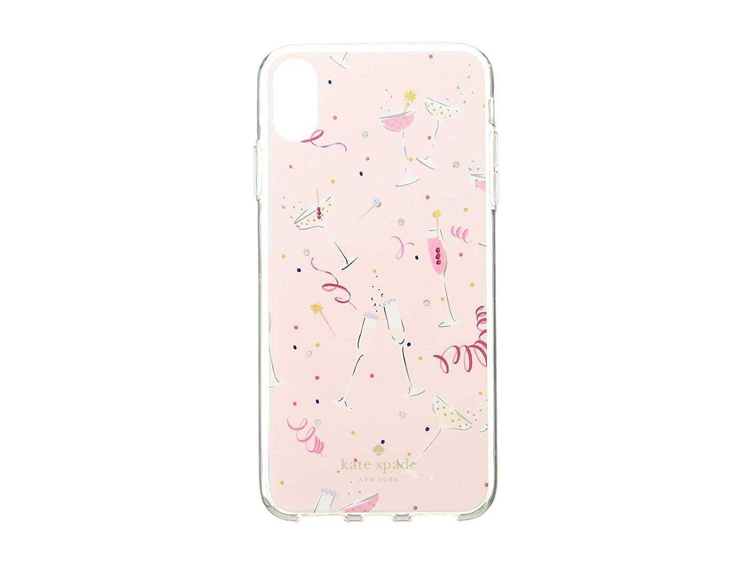 Kate Spade New York Women’s Jeweled Champagne Phone Case for iPhone X Plus (M...