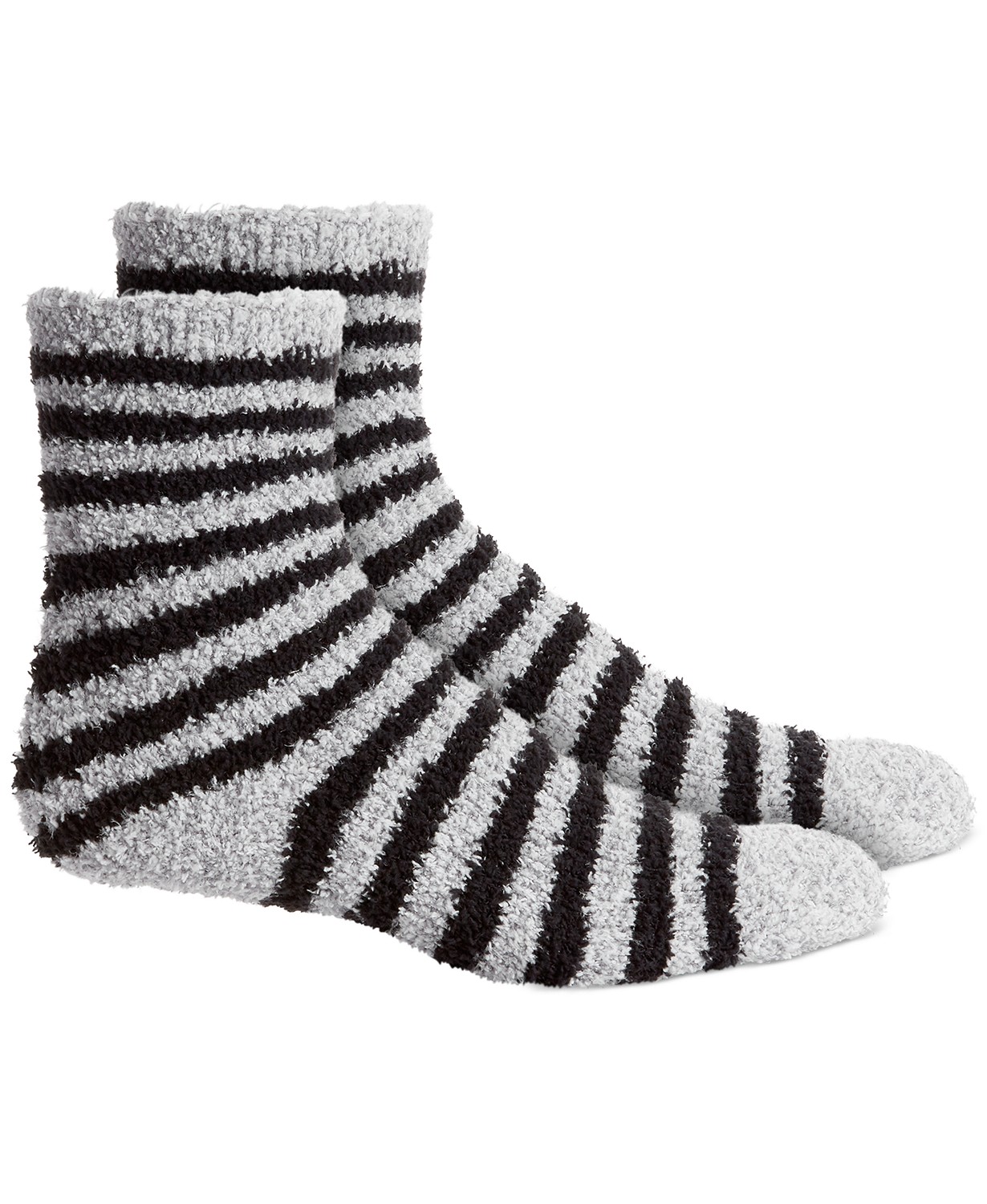 Charter Club Women’s Striped Super Soft Butter Crew Socks