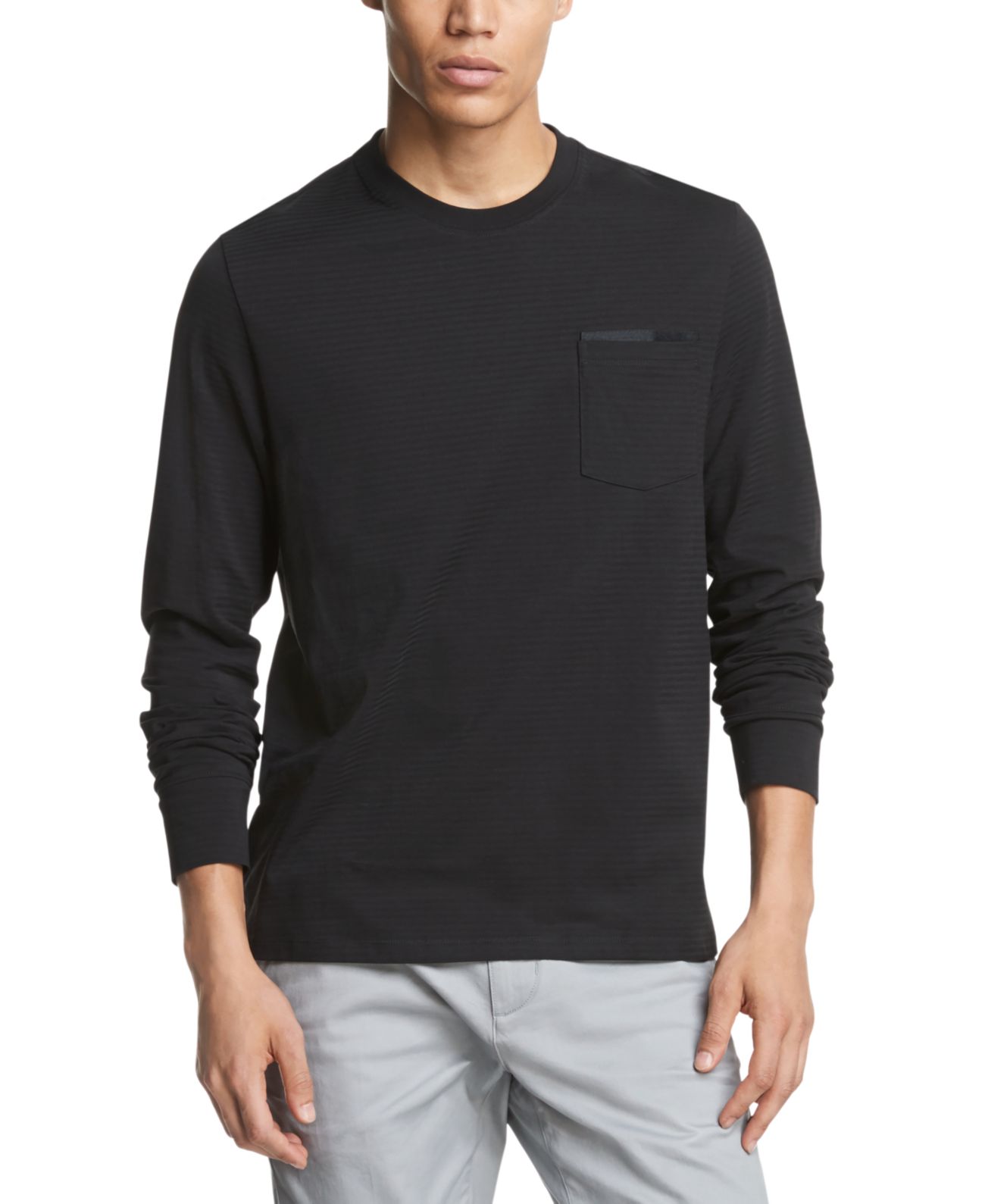 DKNY Men Shadow Stripe T-Shirts