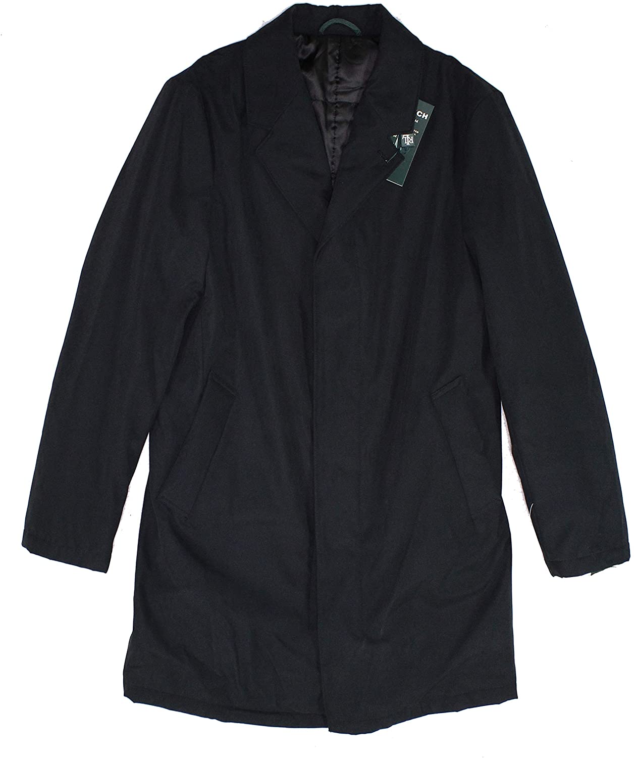 Lauren by Ralph Lauren Mens Coat Heat Thermal Rainwear Black Variety