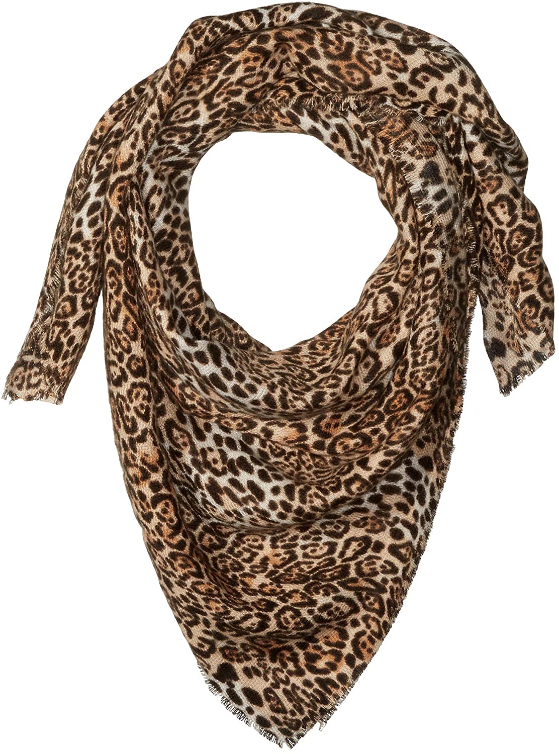 Vince Camuto womens Classic Leopard Square Wrap