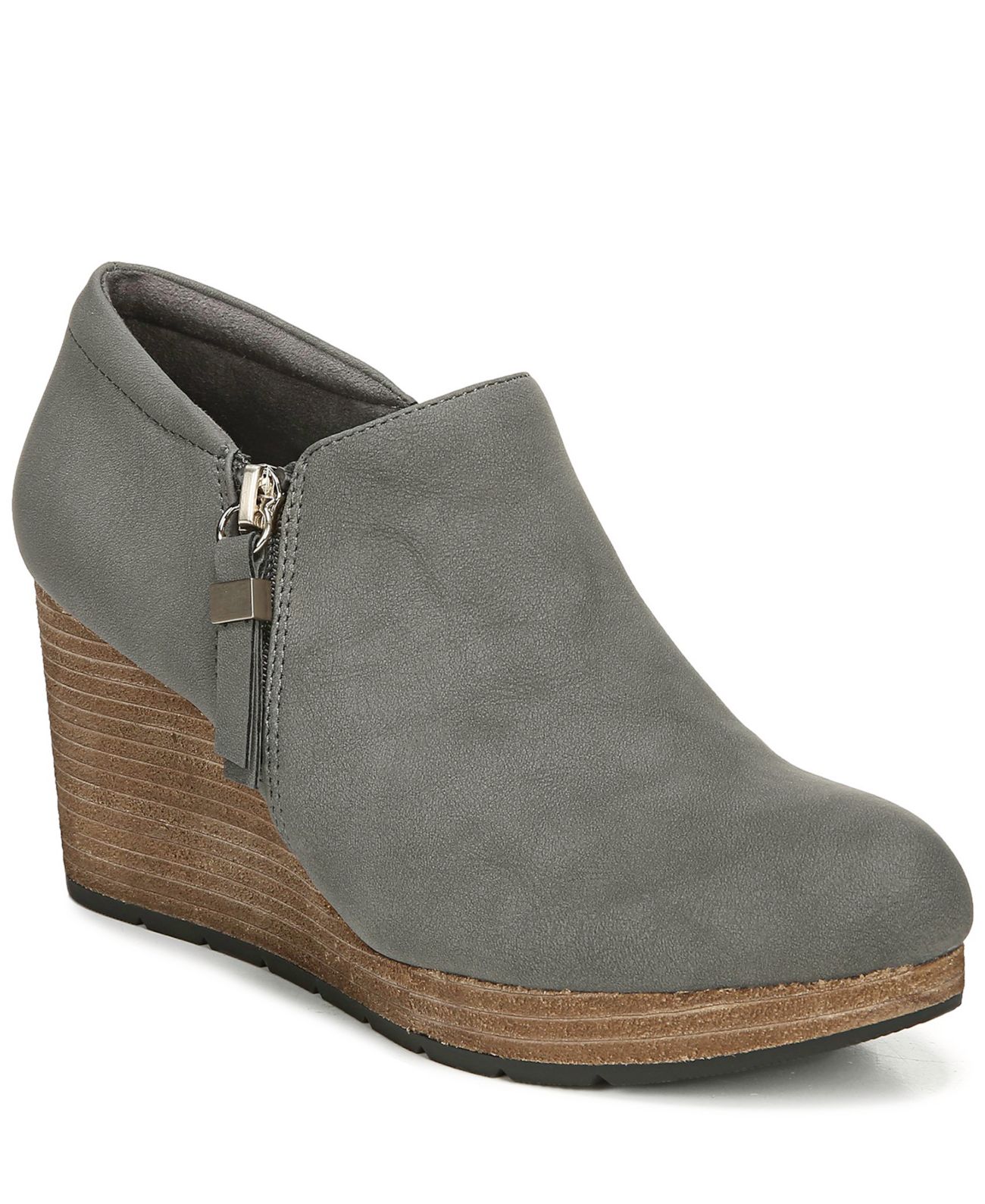 Dr. Scholl’s Shoes Women’s Work It Ankle Boot , Grey  Size 9.5 M