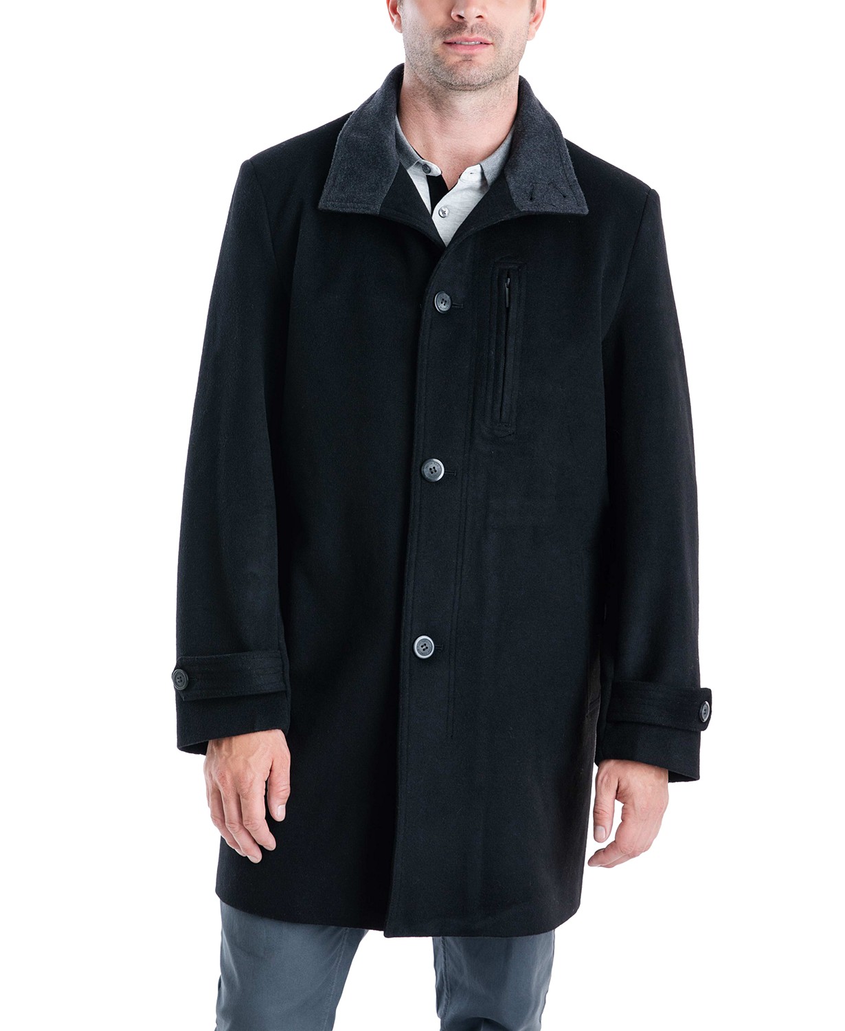 London Fog Men's Clark Classic-Fit Overcoat