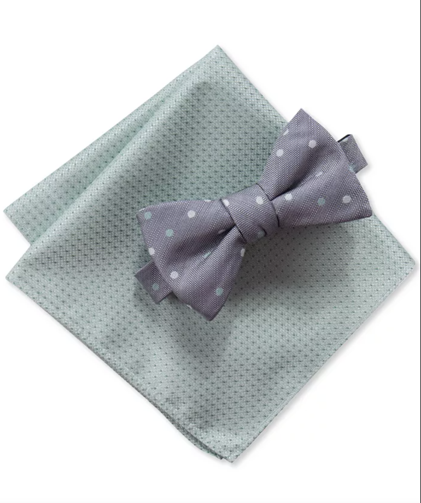 Ryan Seacrest Distinction Men’s Palmer 2-Pc. Pre-Tied Dot Bow Tie & Pocket Sq...