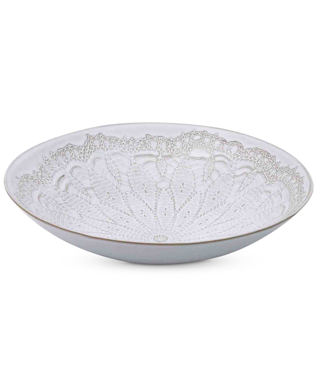 Mikasa Daniela White Vegetable Bowl, 12.5"