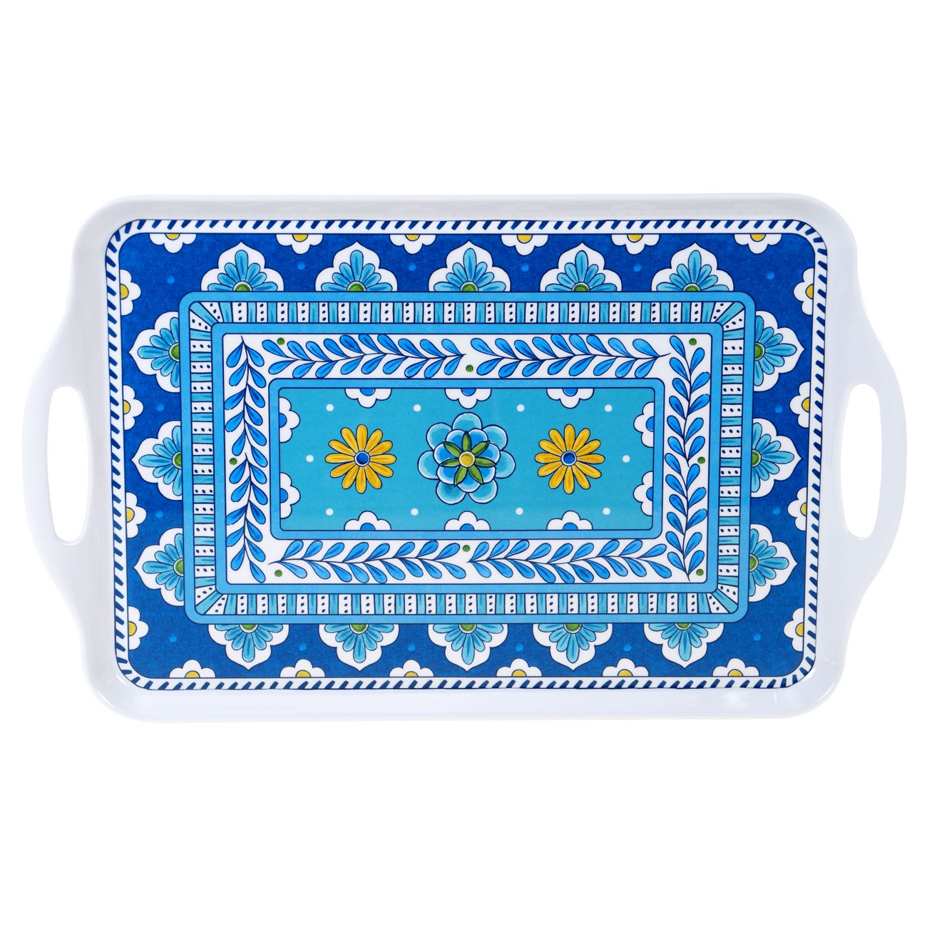 Certified International Topaz Rectangle Melamine Tray