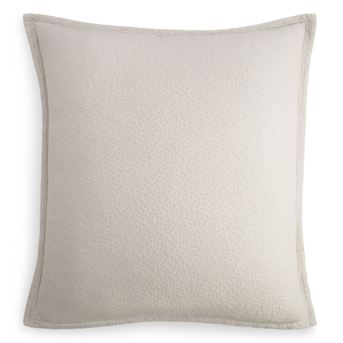 Matouk Costa Alabaster Euro Sham, Gray, 27×27″