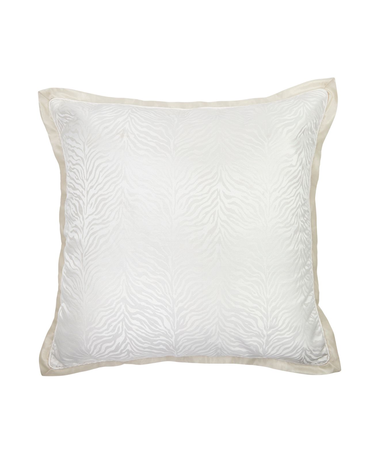 Croscill Astrid European Pillow Sham Bedding, White, 26″ x 26″