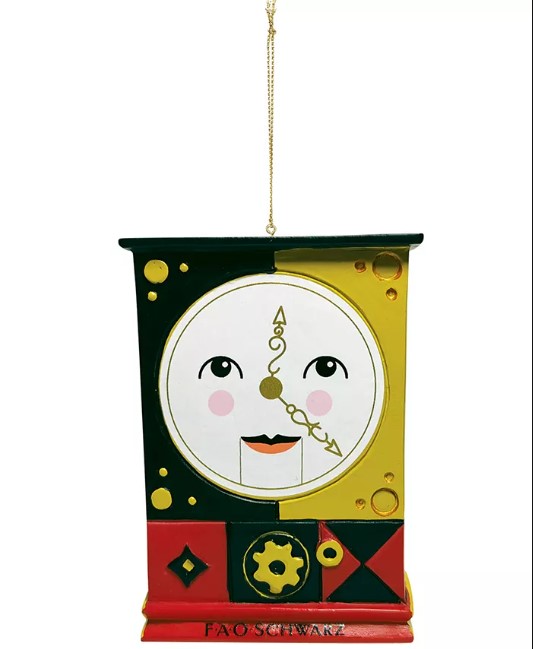 Department 56 Fao Schwarz by Department 56 Clock Ornament