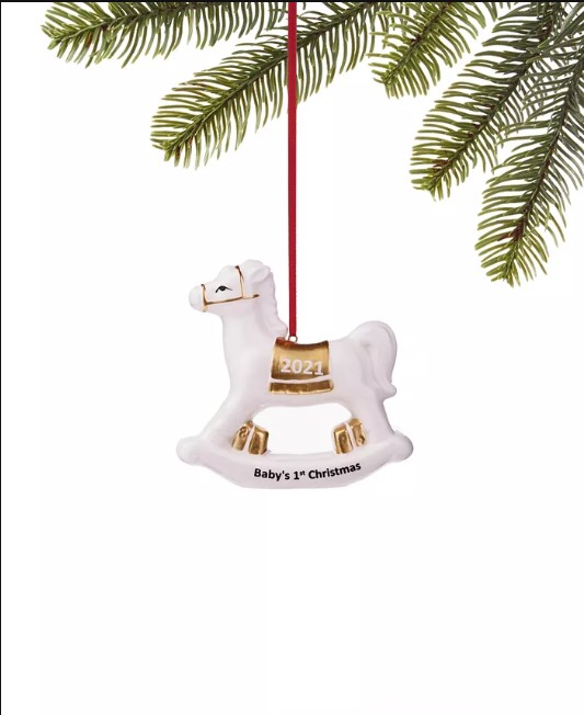 Holiday Lane 2021 Baby’s First Rocking Horse Ornament