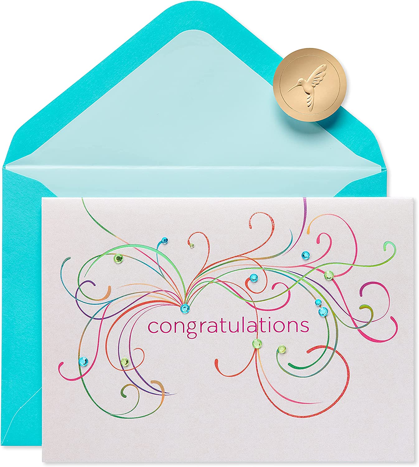 Papyrus  American Greetings Beautiful Congratulations Card, 1 Each