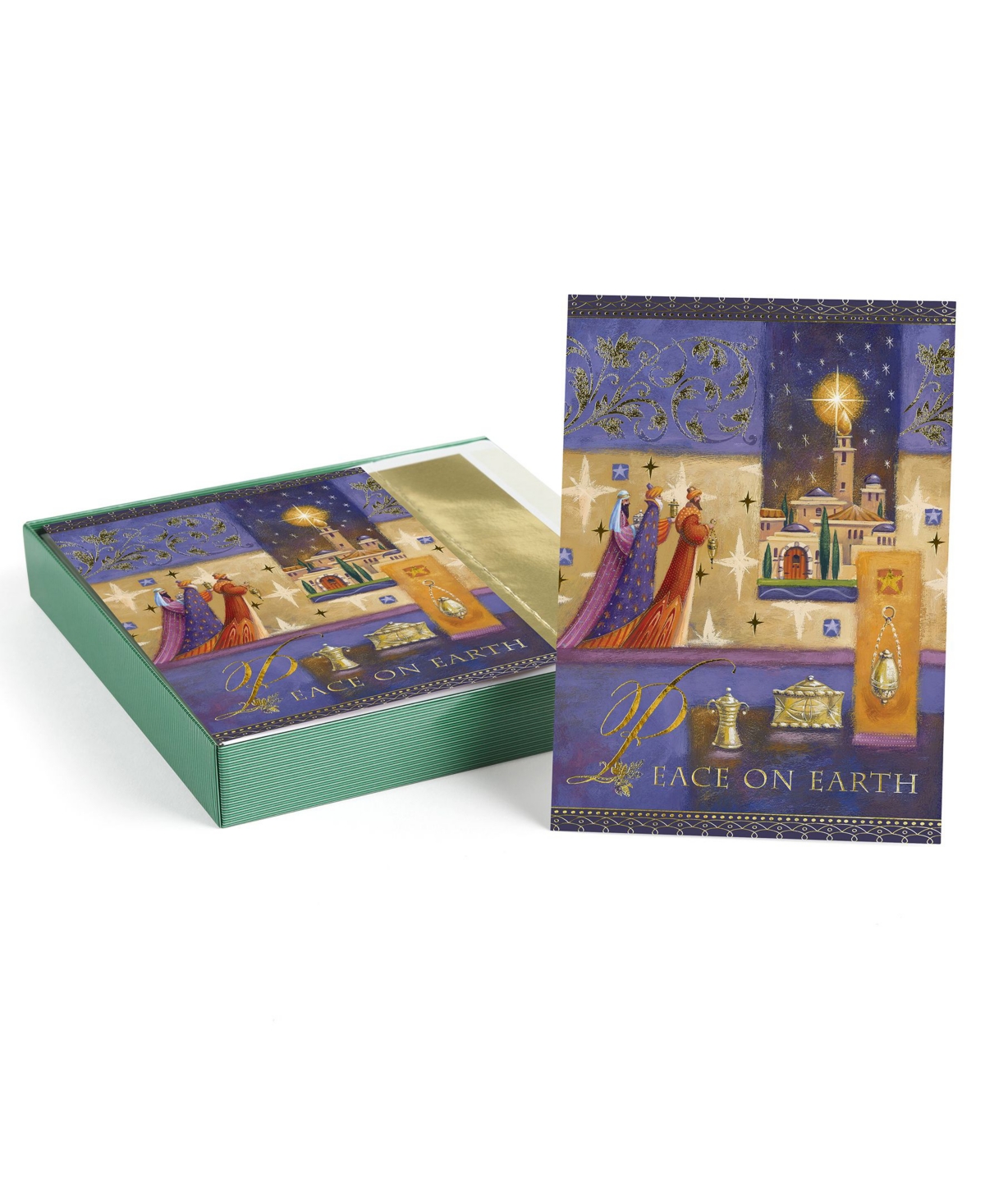 Masterpiece Studios Peace on Earth Collage Holiday Set of 16 Boxed Cards, Multi