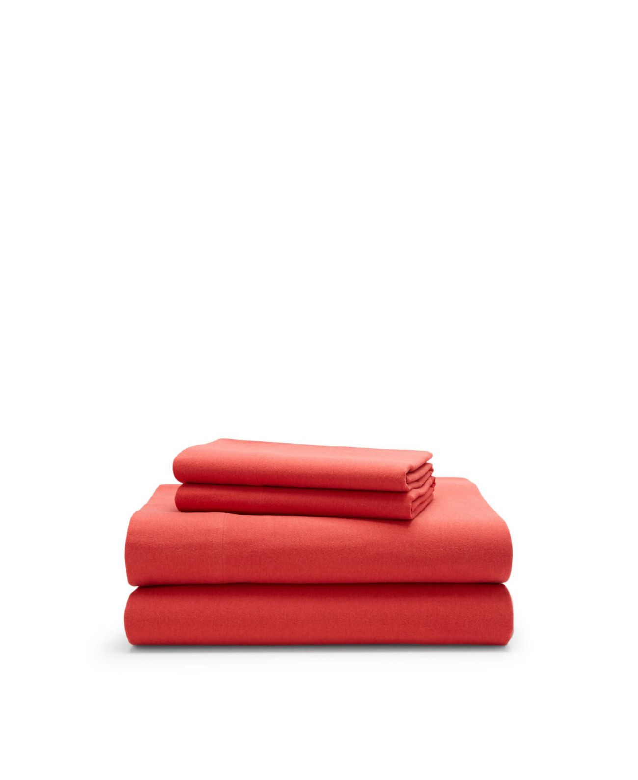 Lauren Ralph Lauren Flannel 4 Pc. Sheet Set, Twin Bedding, Red