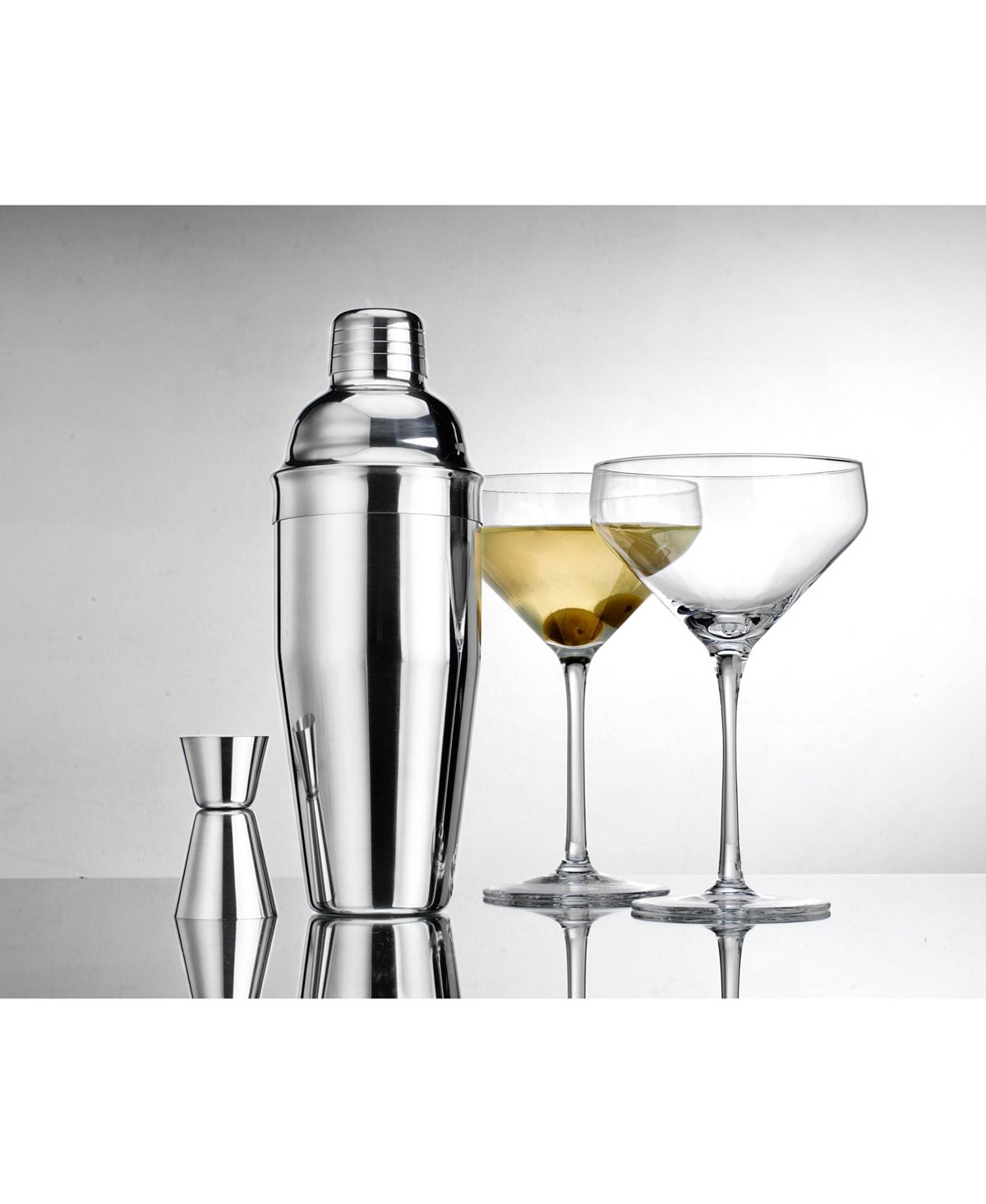 Godinger Remington Martini Set, Clear