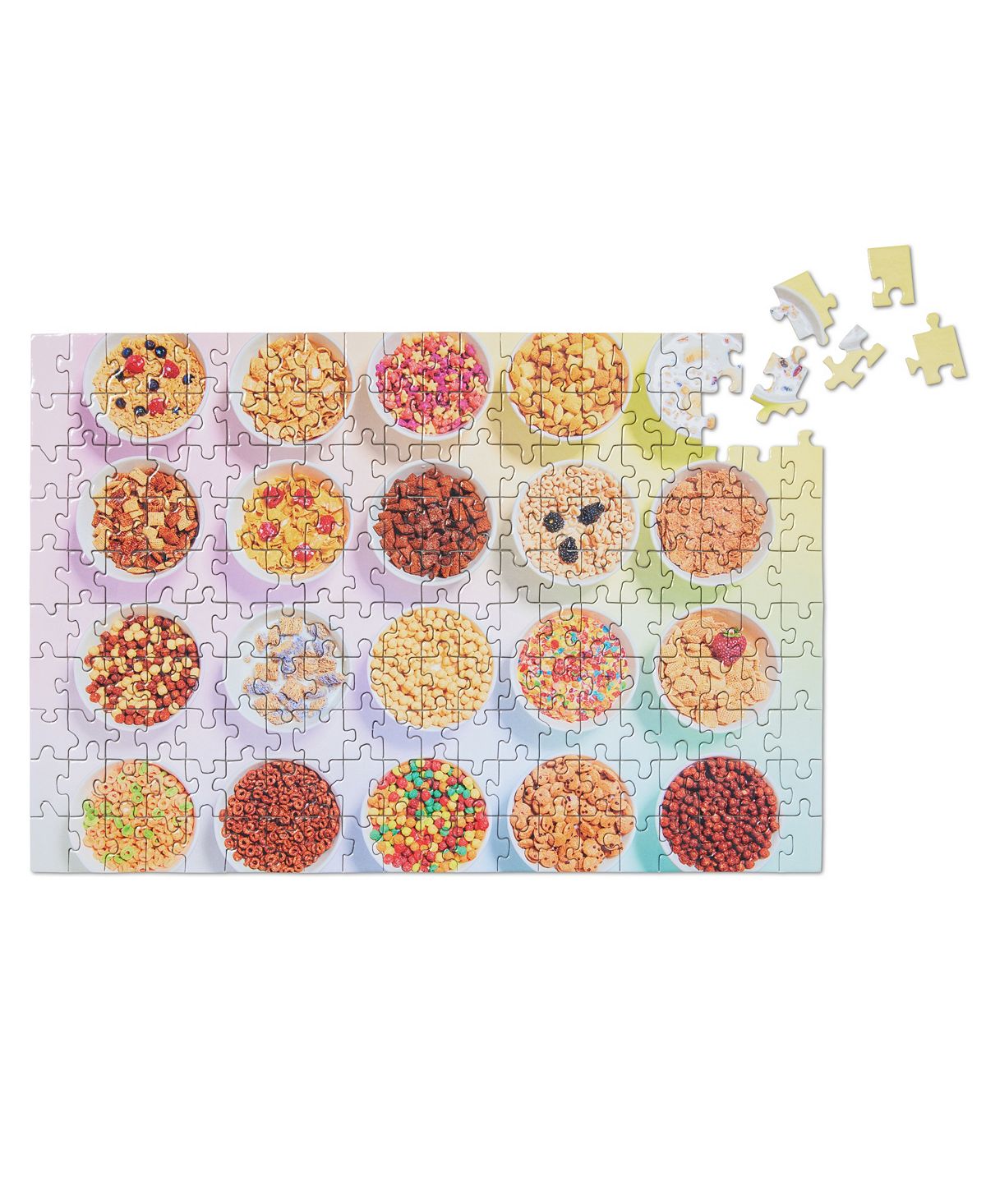 Twelvenyc Super Duper Cereal Jigsaw Puzzle, Yellow, 11″ x 16″