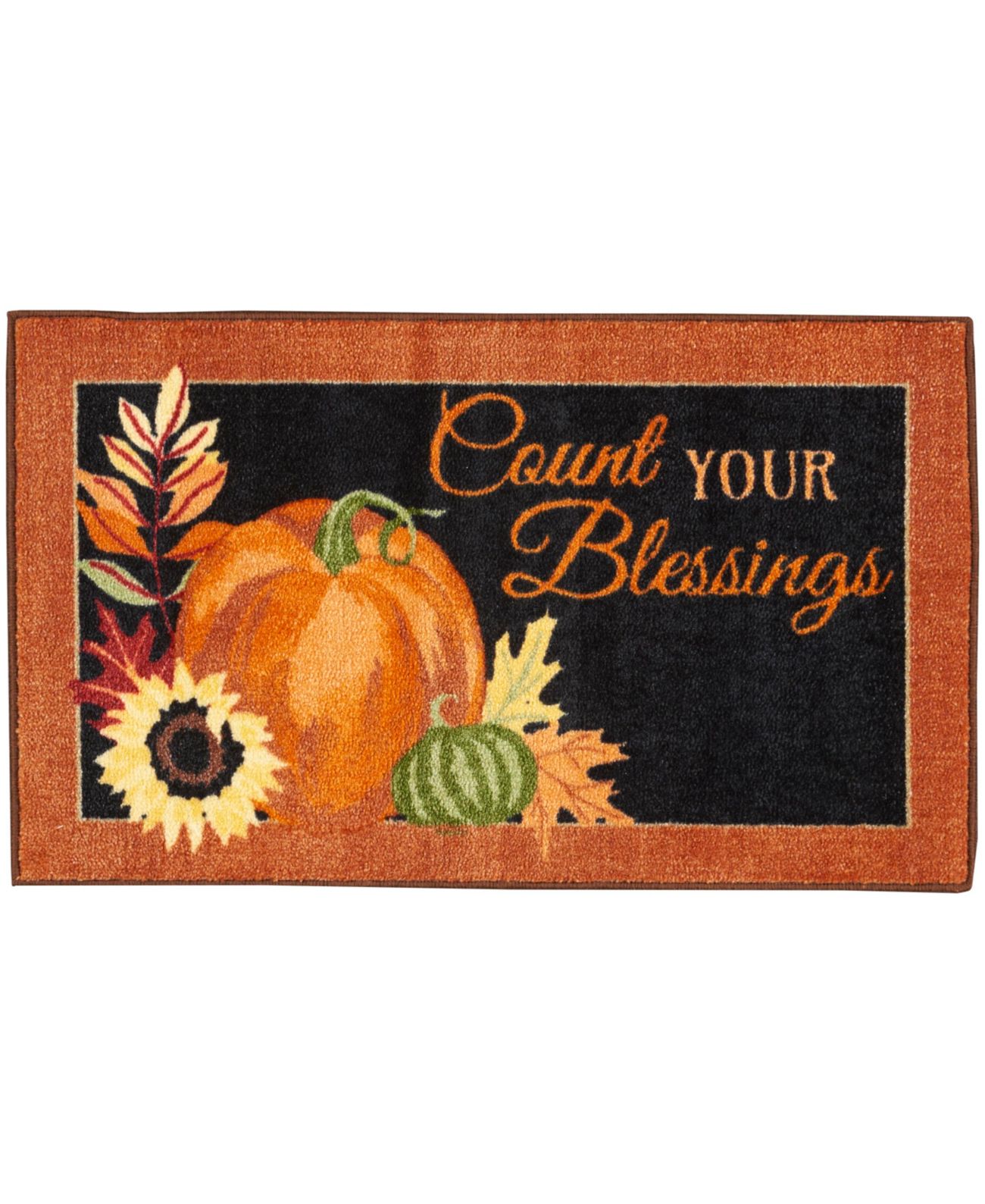 Nourison Welcome Fall Accent Decor Accent Rug 18×30 Bedding, Multicolor