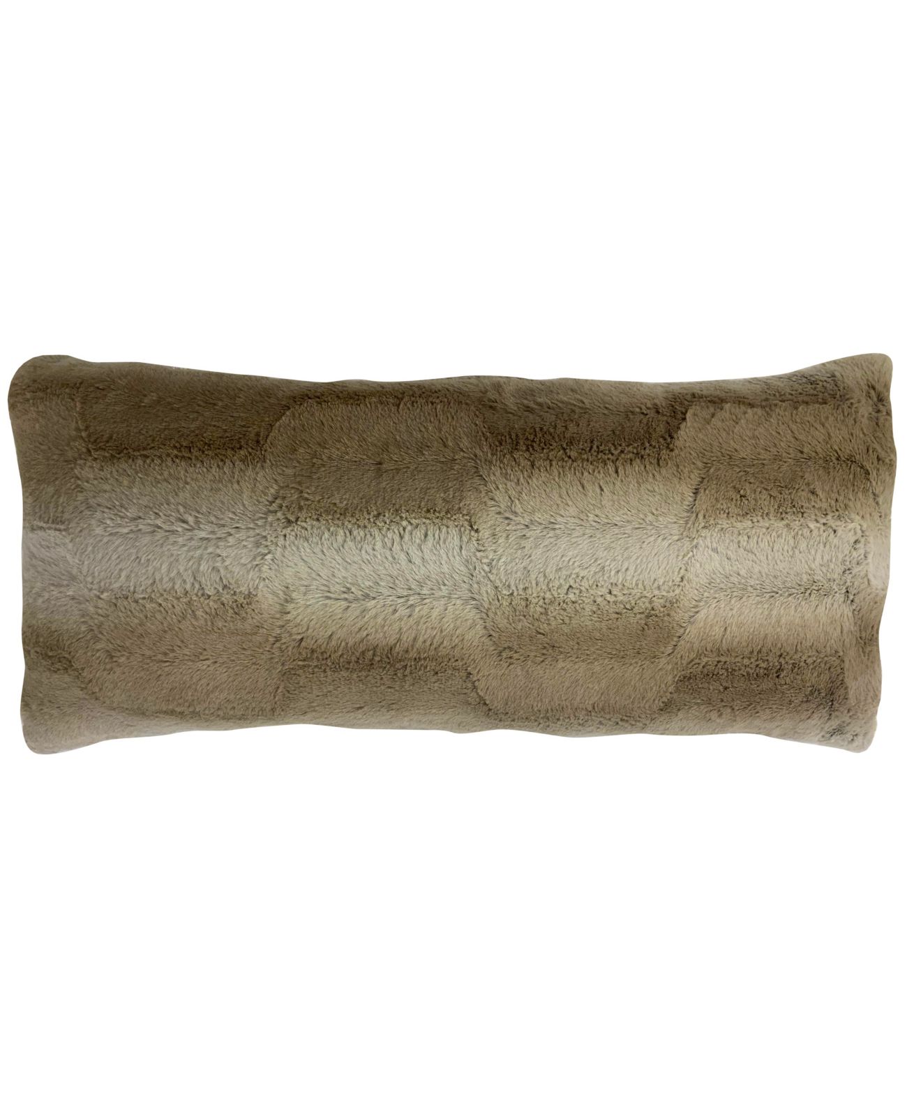 Truly Soft Rectangular Ombre Stripe Decorative Pillow, Brown, 14″ x 30″