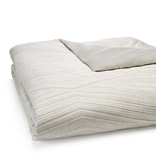Oake Obsidian Duvet Cover, Full/Queen, Beige
