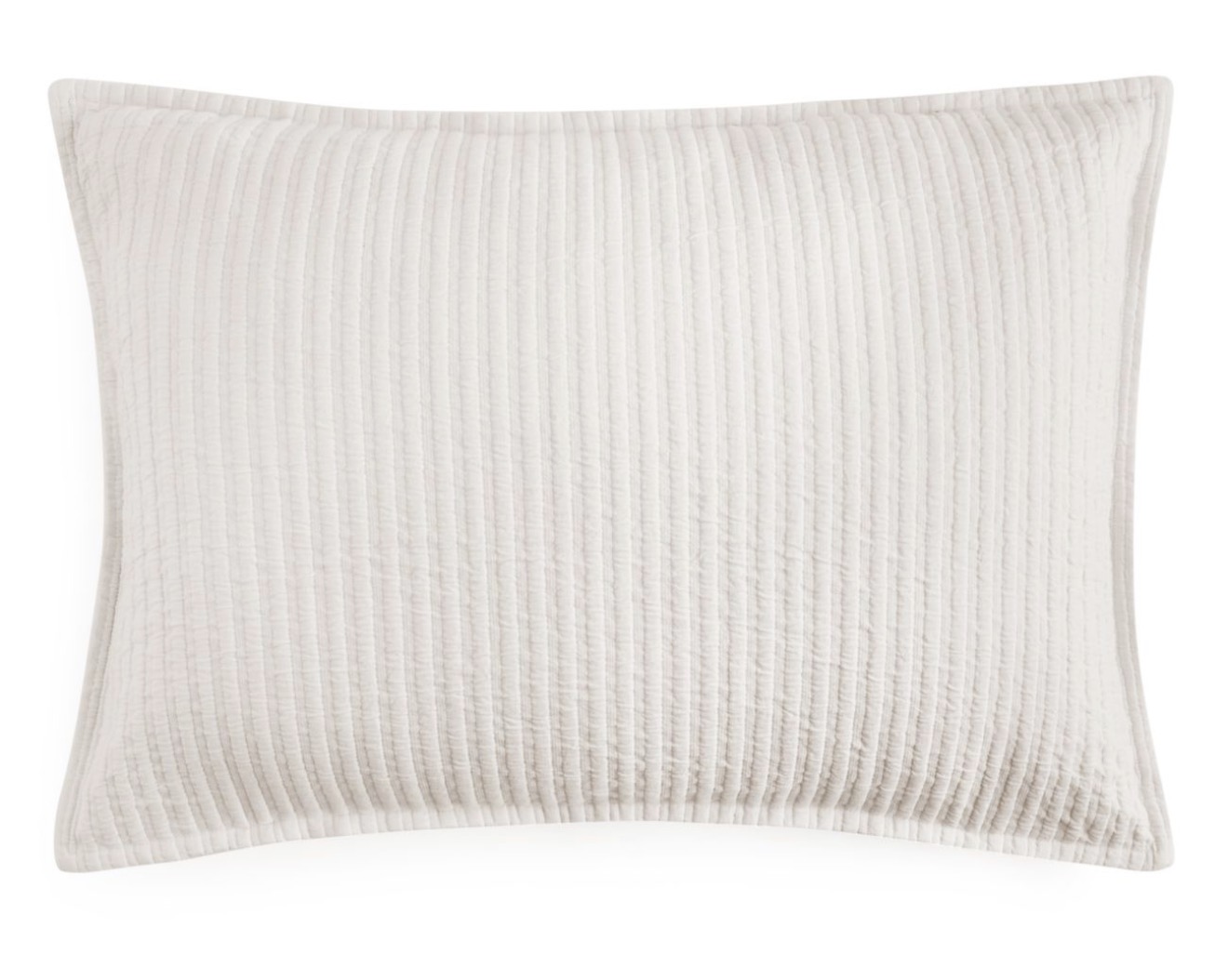 Oake Byron Standard Sham, 20 X 28, Ivory