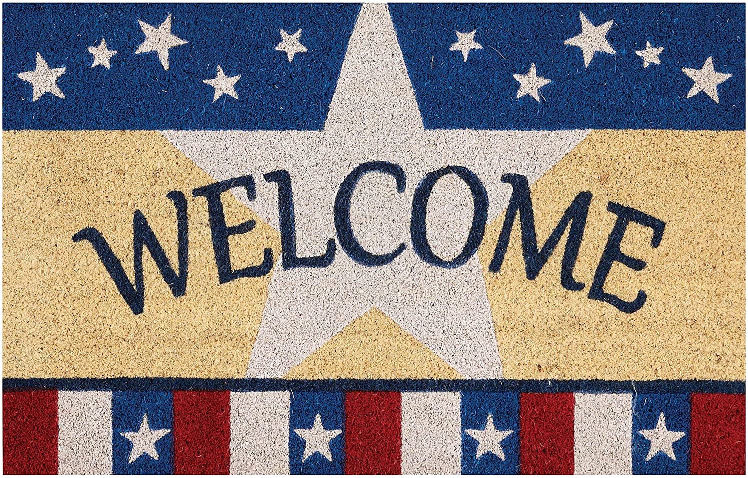 Nourison Americana Welcome Coir Outdoor | Exclusive Front Door Mat |Patriotic...