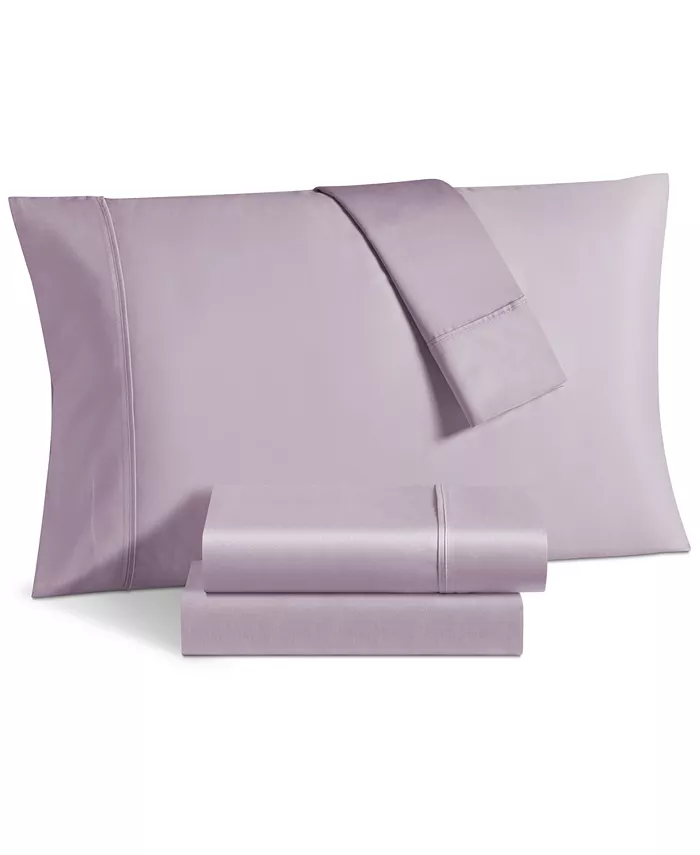 Kensington Garden Sienna 360 Thread Count Egyptian Cotton Queen Sheet Set, Lilac