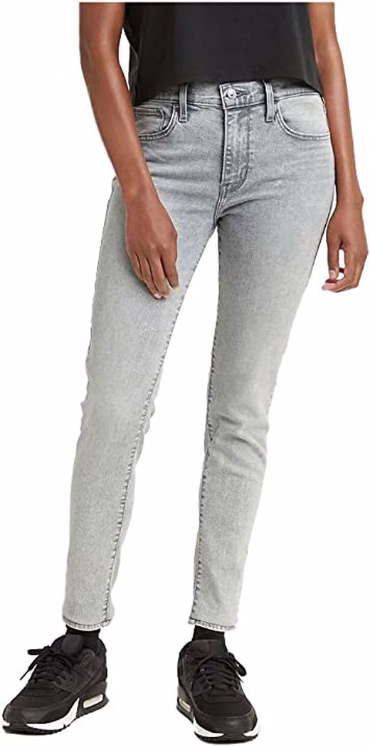 Levi’s Women’s 720 High Rise Super Skinny Jeans, Silver, 24 Regular
