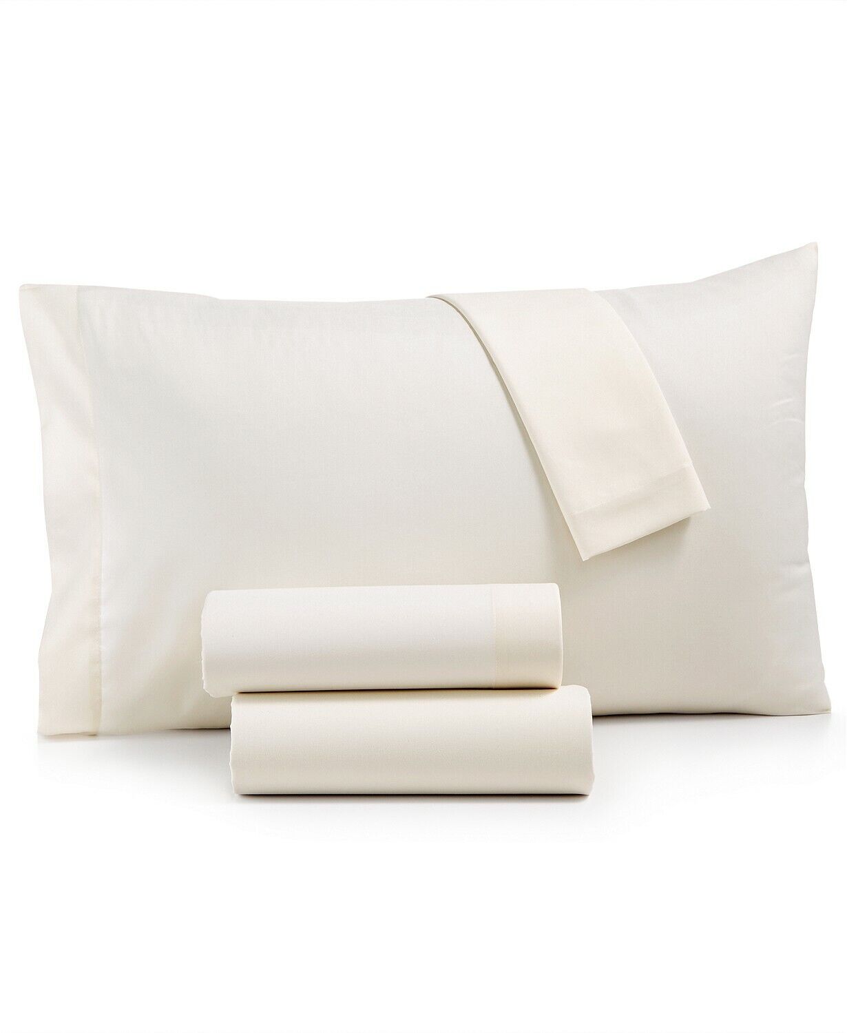 Sanders Solid Microfiber 3 Piece Sheet Set, Twin XL, White