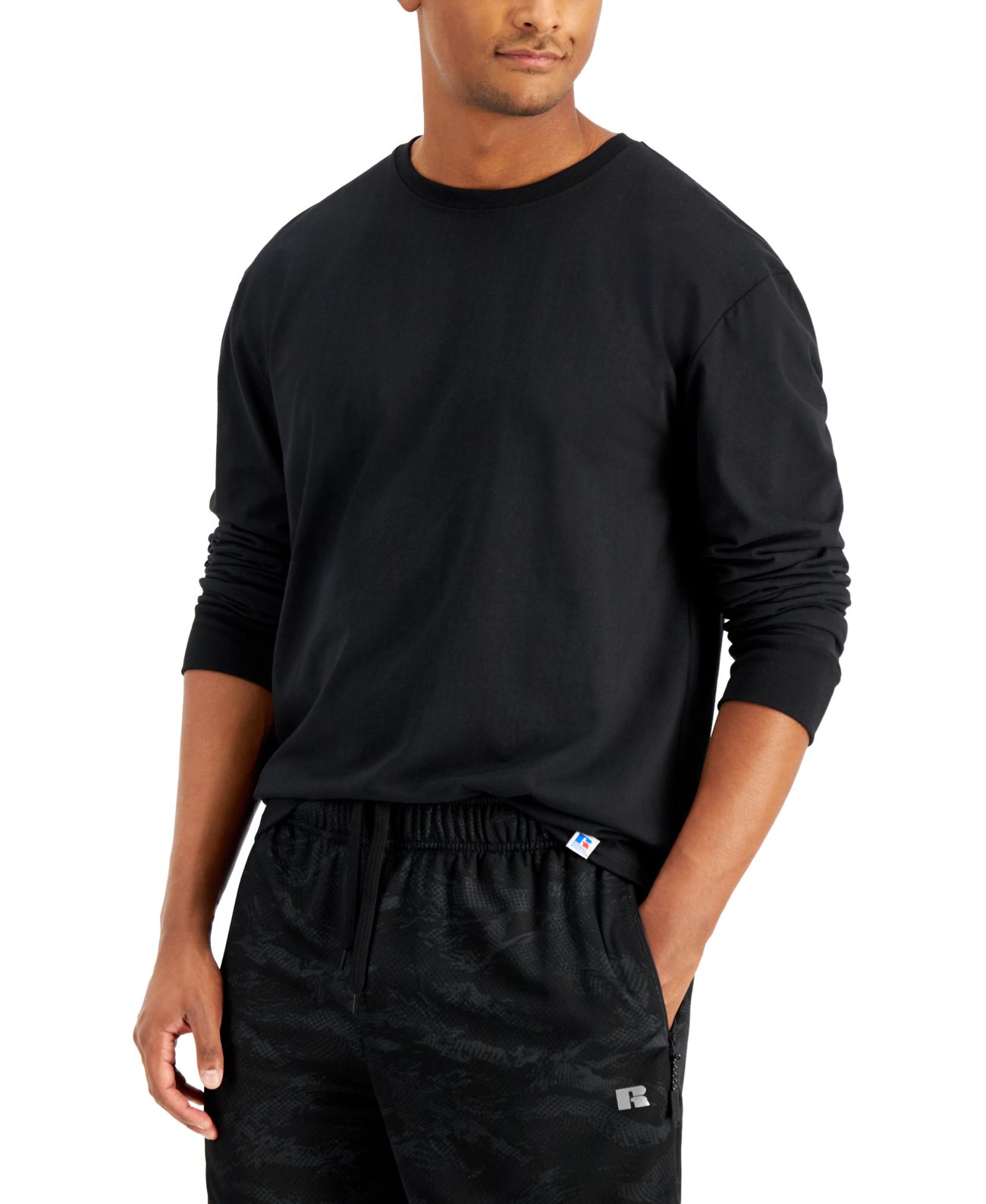 Russell Athletic Men’s Essential Long-Sleeve T-Shirts