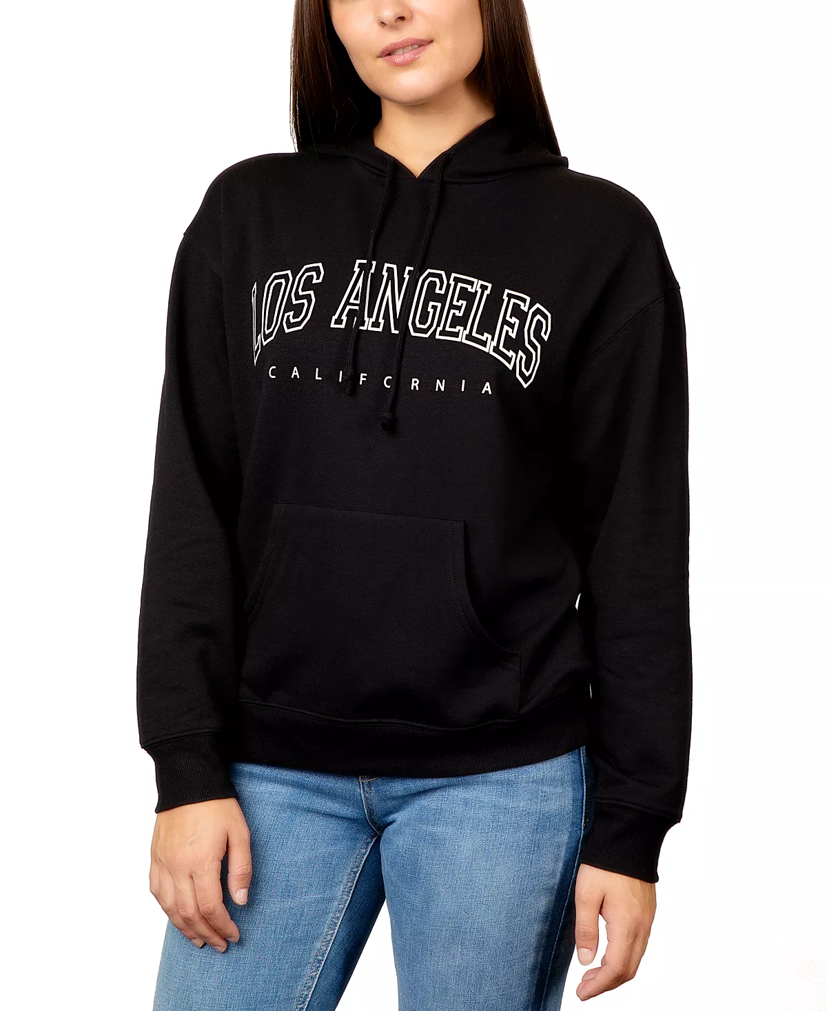 Rebellious One Juniors Los Angeles Graphic Pullover Hoodies