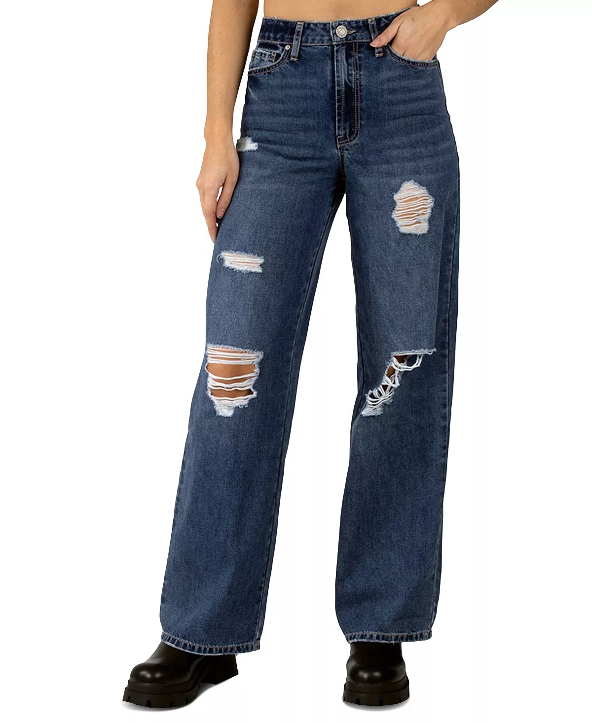 Indigo Rein Juniors High Rise Skater Jeans, Blue, 9