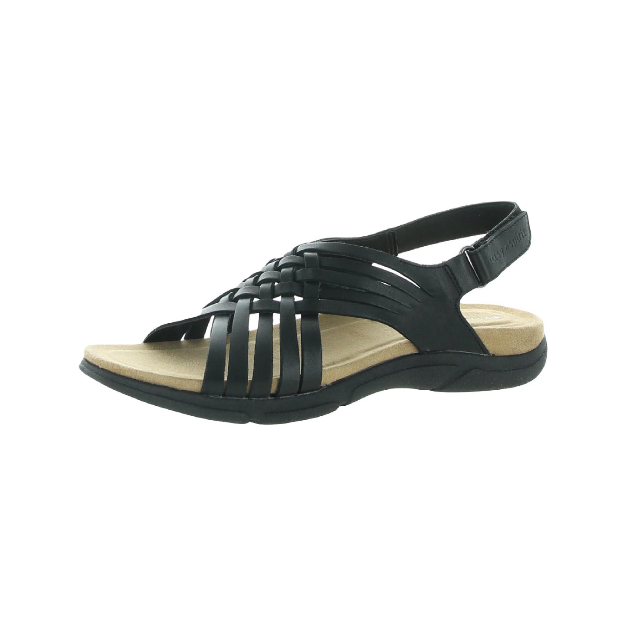 Easy Spirit Womens Mar Sandals, Black, 8.5