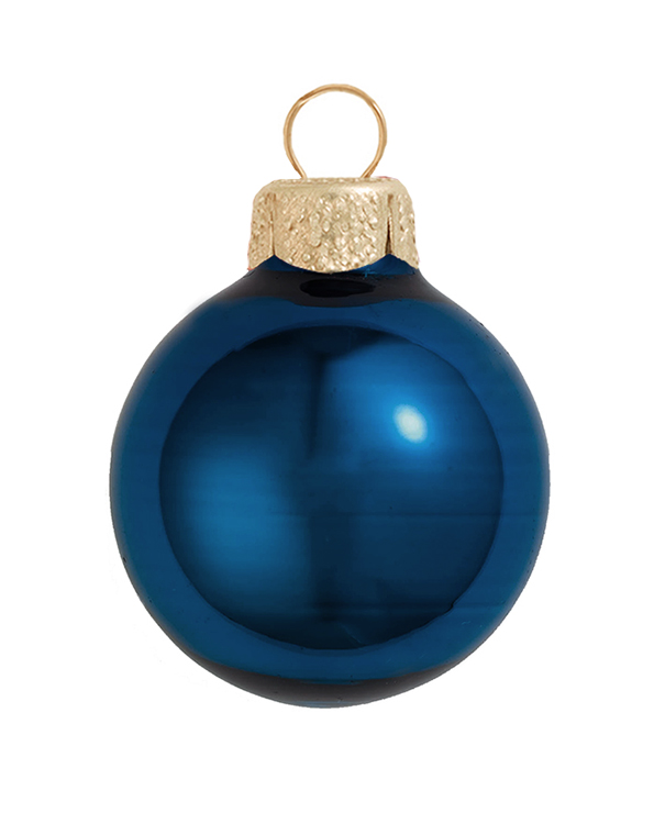 Whitehurst 1.25″ Glass Christmas Ornaments – Box of 40