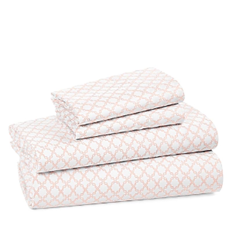 Sky Trellis Sheet Set, Full, Pink