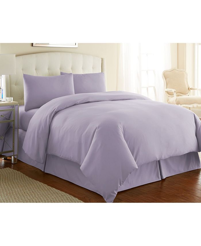 Southshore Fine Linens Ultra-Soft Solid Color 3-Piece Duvet Cover Set Bedding...