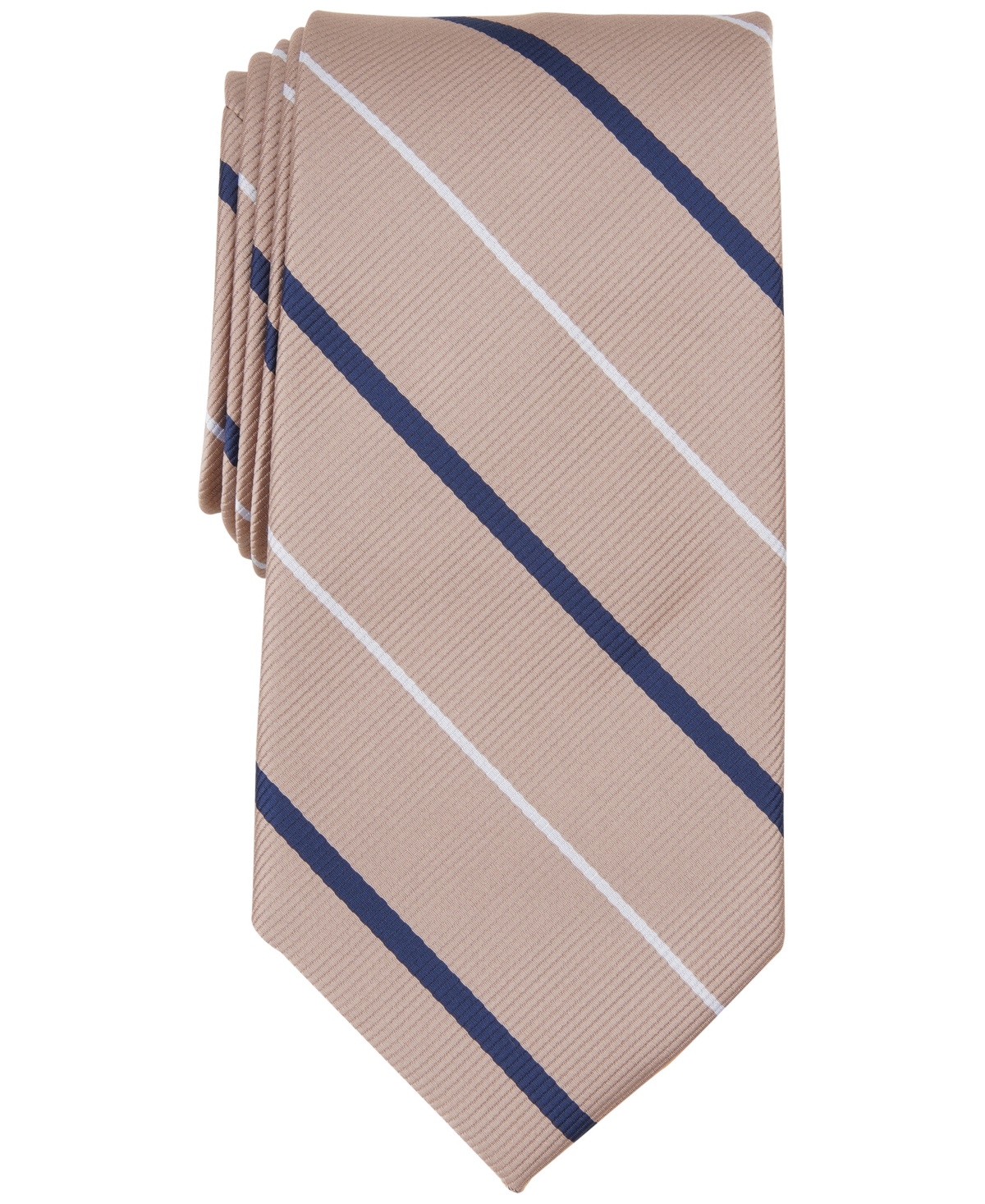 Club Room Men’s Cowan Stripe Tie, Taupe