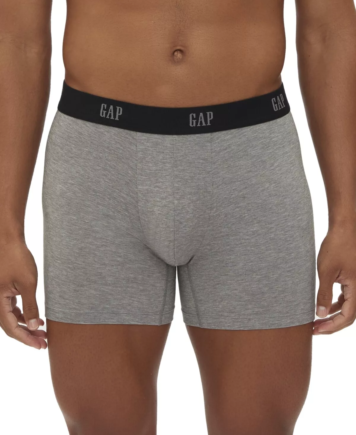 GAP Mens 3-Pk. Contour Pouch 5 T Light GrayDark XL