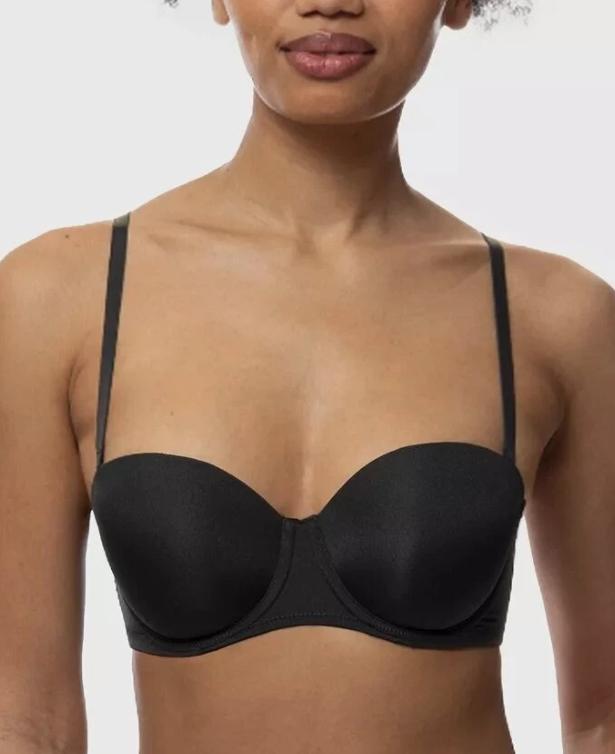 Dorina Women’s Michelle Strapless Light Padded Bra, Black, 38D, D17193MI033