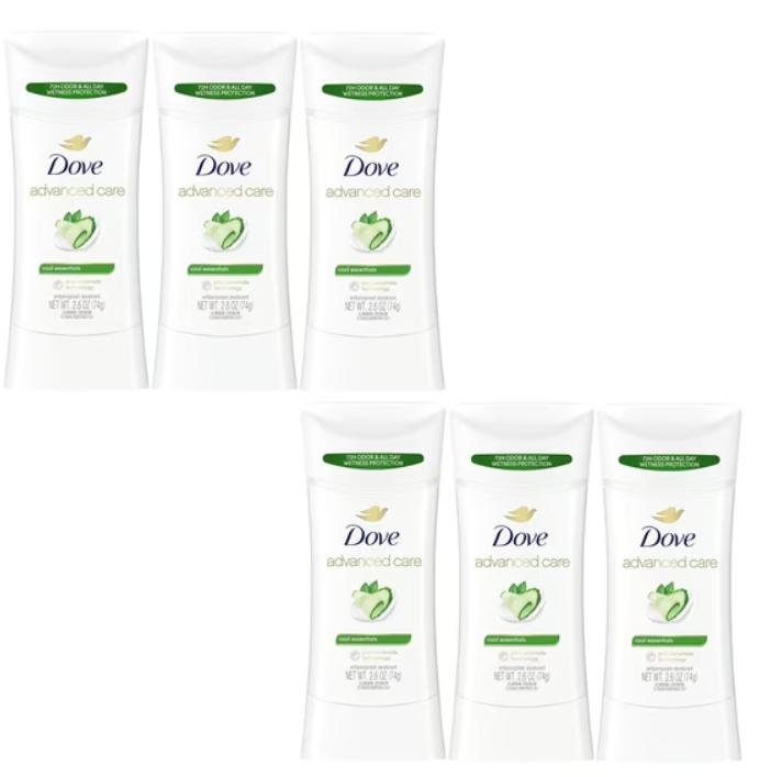 Dove Beauty Advanced Care Cool Essentials 72-Hour Antiperspirant & Deodorant ...
