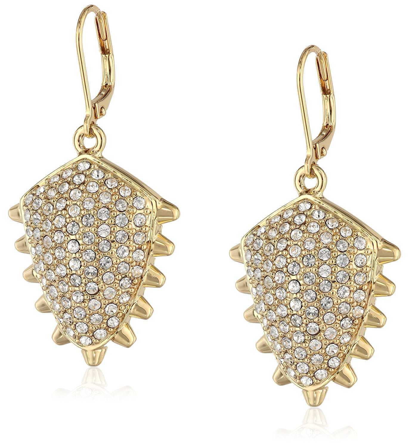 Sam Edelman Pave Stud Drop Earrings